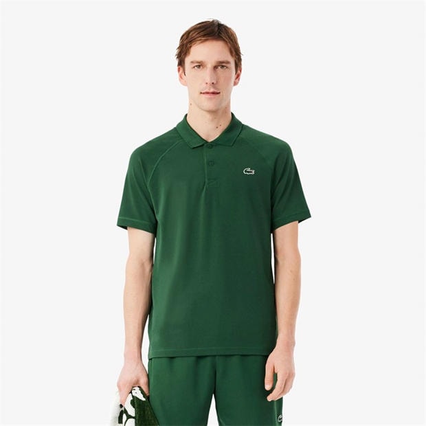 Green 132 - Lacoste - Men's Short Sleeve Performance Polo Shirt