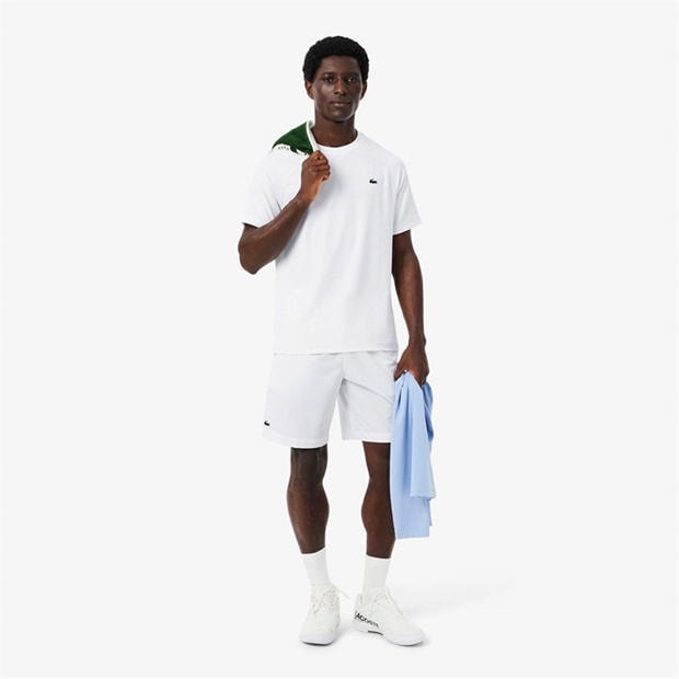 White 001 - Lacoste - Men's Short Sleeve Performance T-Shirt