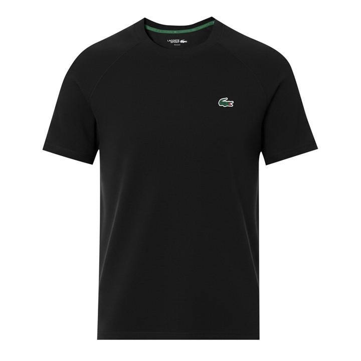 Lacoste Men's Black Short Sleeve Performance T-Shirt in Size 2XL, Sports Direct
