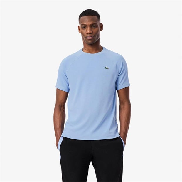 Blue AEY - Lacoste - Men's Short Sleeve Performance T-Shirt