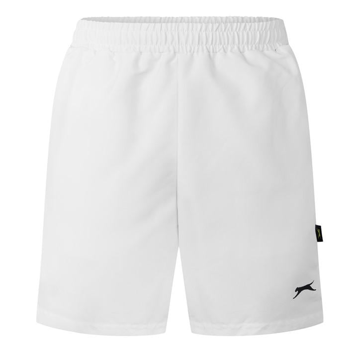Slazenger Men's White Court Shorts in Size XS, Sports Direct