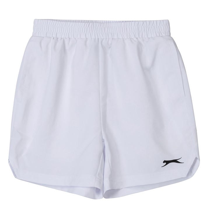 Slazenger Boys White Court Shorts  in Size 13 - 14 Years, Sports Direct