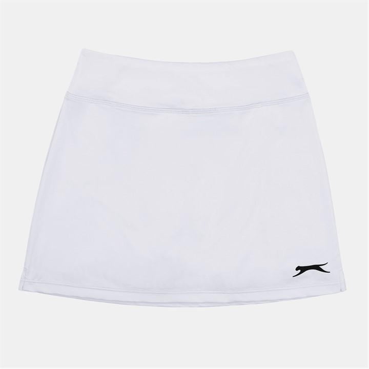 Slazenger Girls White Court Skort  in Size 13 - 14 Years, Sports Direct