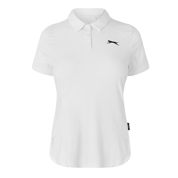 Slazenger Women's White Court Polo Shirt in Size 16, Sports Direct