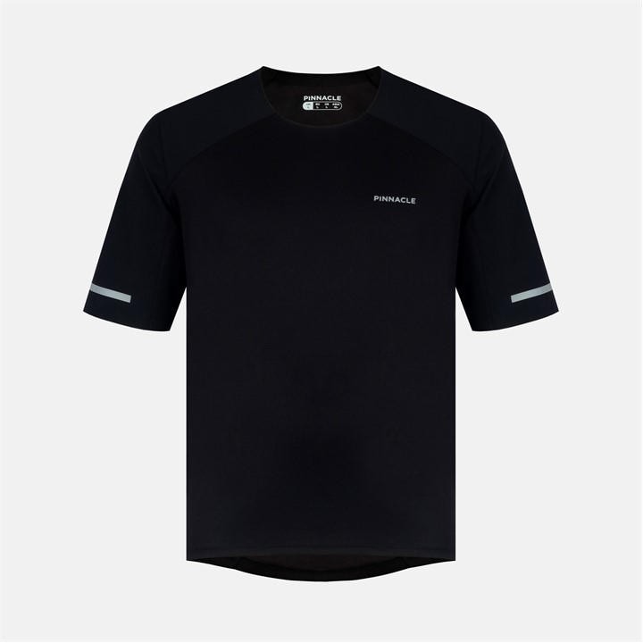 Pinnacle Men's Black Short Sleeve Mtb Jersey in Size 2XL, Sports Direct