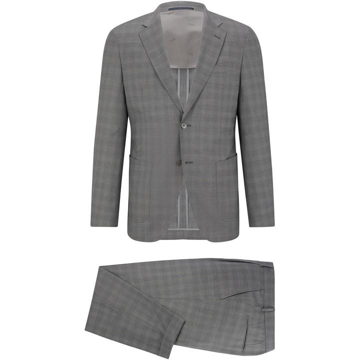 Boss Men' Grey T Heston Suit in Size S, Sports Direct