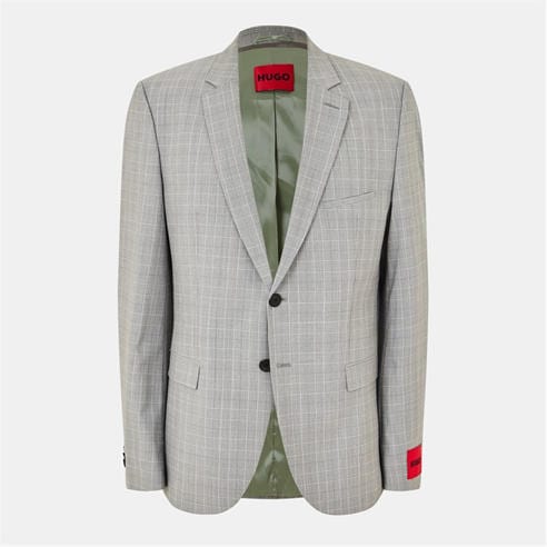 Hugo - Men's Structured Shoulder Professional Suit