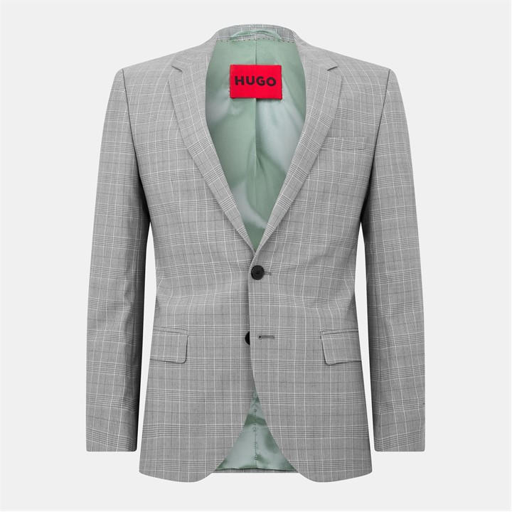 Hugo Men' Silver Suit in Size S, Sports Direct