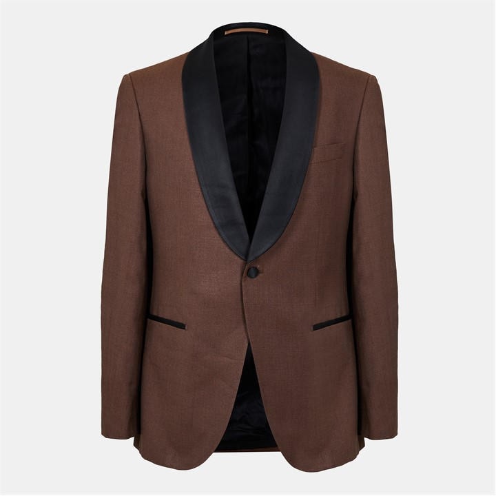 Boss Men' Beige Harvers Tuxedo Suit in Size S, Sports Direct