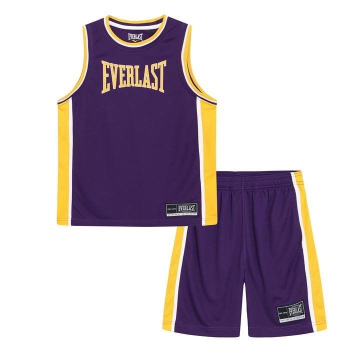 Everlast Boys Purple Basketball Set  in Size 11 - 12 Years, Sports Direct