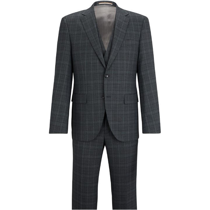 Boss Men' Grey H Jeckson Suits in Size S, Sports Direct
