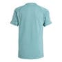 Powder Teal - adidas - Club Tennis 3-Stripes Juniors Performance T-Shirt