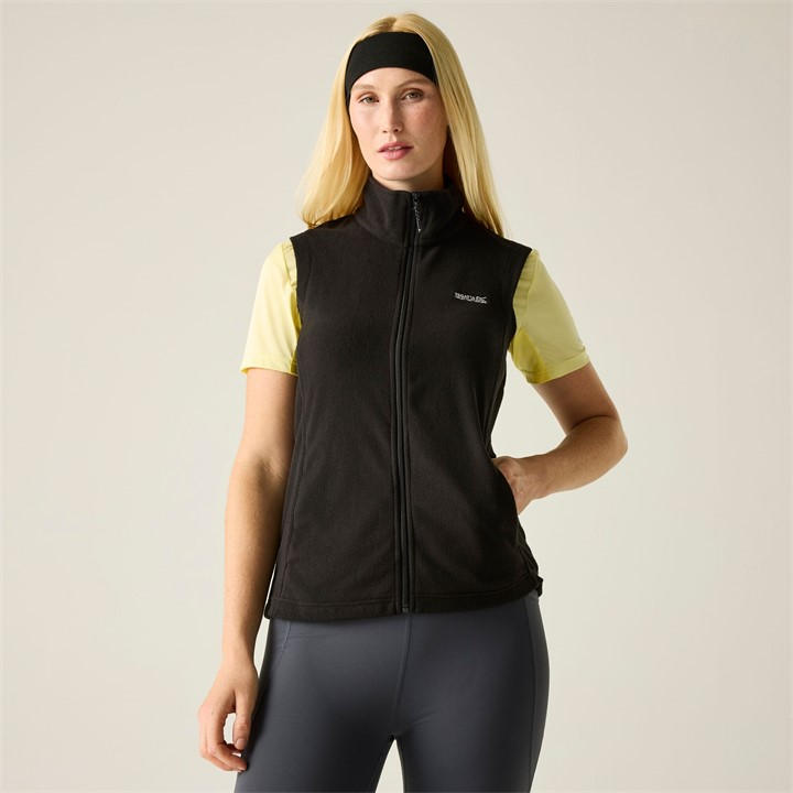 Regatta Women's Black Sweetness Ii Fleece Bodywarmer in Size 10, Sports Direct