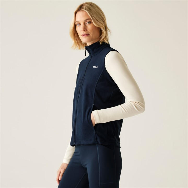 Regatta Women's Mid Navy Sweetness Ii Fleece Gilet In | Size: 20 - Image 3
