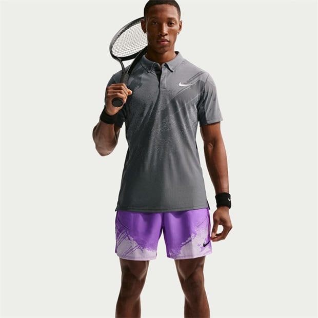 Violet/Black - Nike - Men's Performance Tennis Shorts
