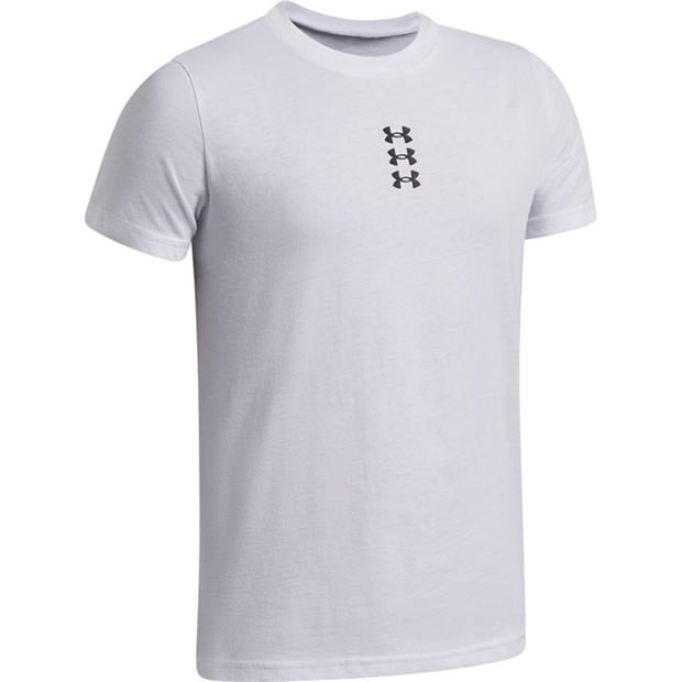 White/Black - Under Armour - Kids' Short Sleeve Performance T-Shirt