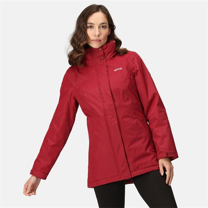 Regatta Women's Red Blanchet Ii Waterproof Jacket Size 16