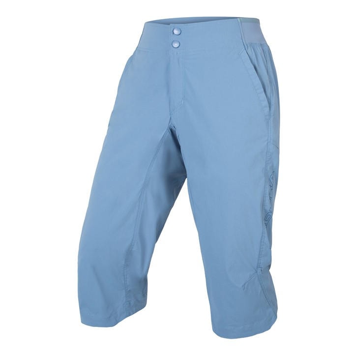 Endura Women's Blue Hummvee Lite 3/4 Shorts (With Liner) in Size 8, Sports Direct