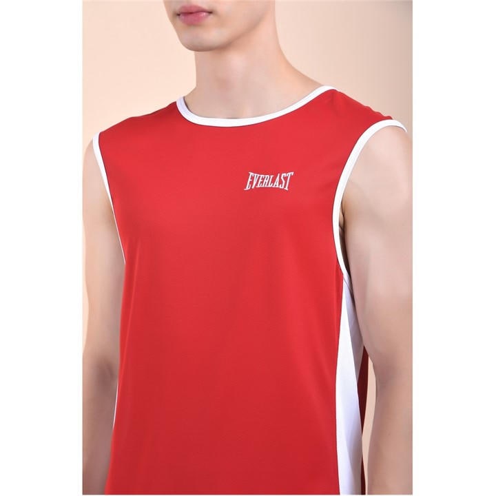 Everlast Men' Red Boxing Vest in Size S, Sports Direct