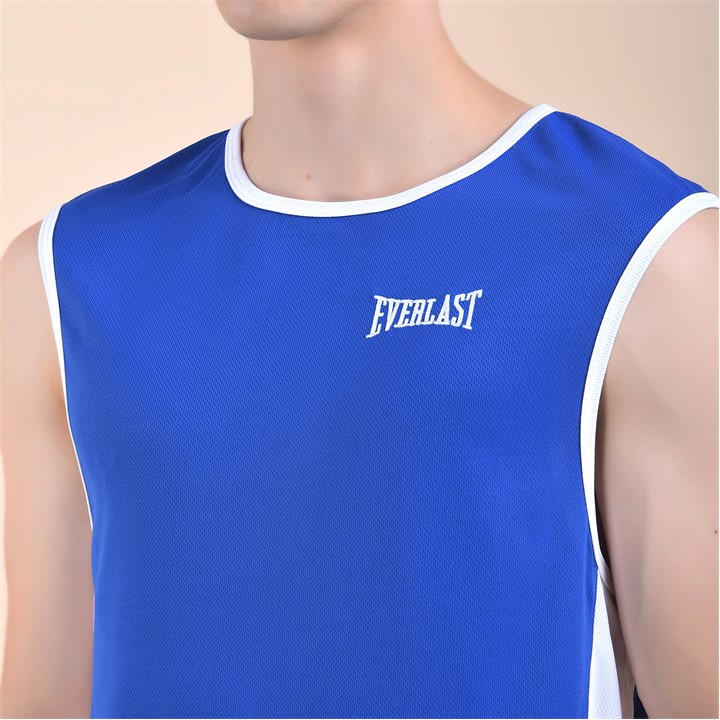Everlast Men's Blue Boxing Vest in Size M, Sports Direct