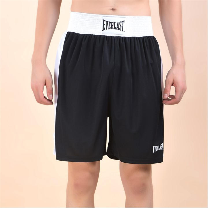 Everlast Men's Black Boxing Shorts in Size L, Sports Direct