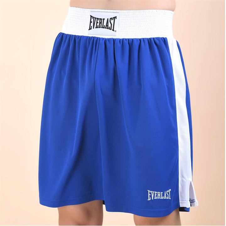 Everlast Men's Blue Boxing Shorts in Size L, Sports Direct