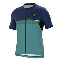 Sports Direct Bicycle Line Men's AGORDO Full-Length Zip Loose Fit Short Sleeve Cycling Jersey | Massive selection of Sports + Interest FREE credit.
