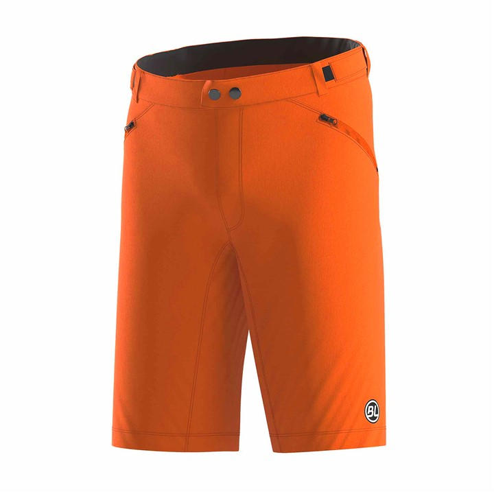 Bicycle Line Men's Orange Ostiglia 2 Baggy Upf 50+ Knee Length Zip Pockets Mtb Shorts in Size L, Sports Direct