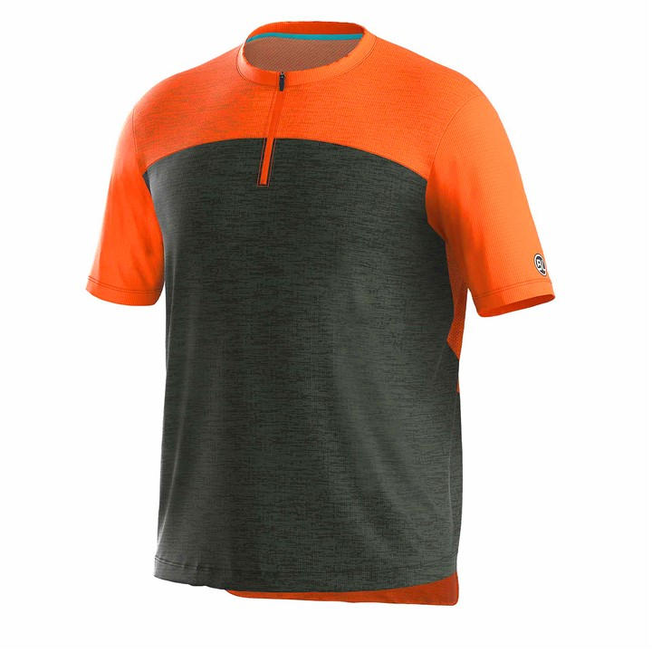 Bicycle Line Men's Green Short Sleeve Jersey Sentiero