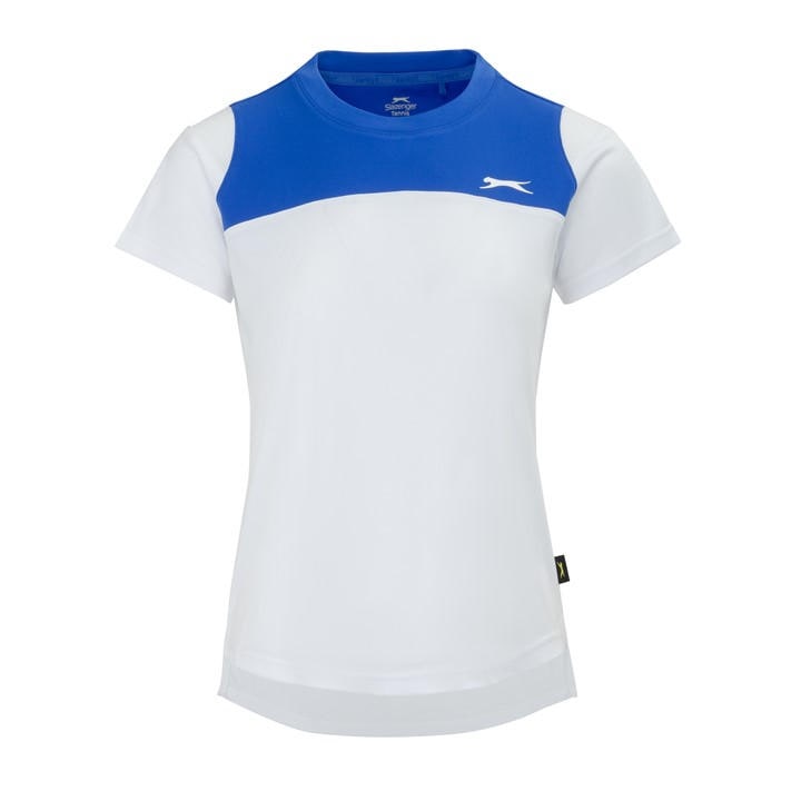 Slazenger Women's Blue Court Tee in Size 12, Sports Direct