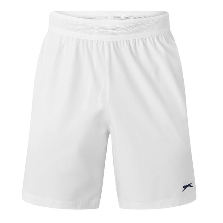 Slazenger Men's White Tennis Tech Contrast Short in Size M, Sports Direct