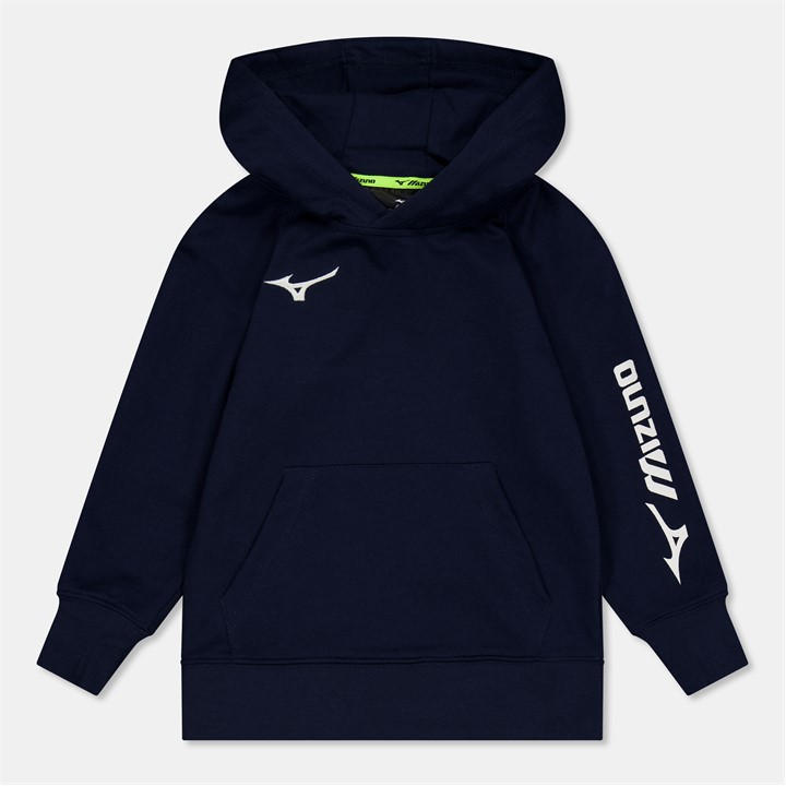 Mizuno Unisex Kids Blue Team Oth Jnr Hoodie Size 5