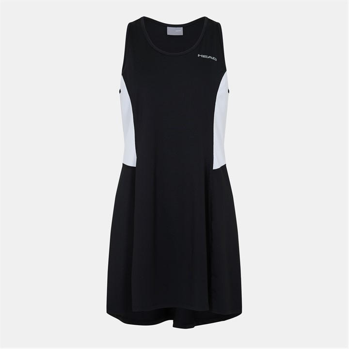 Head Women's Black Club Tennis Dress in Size 18, Sports Direct