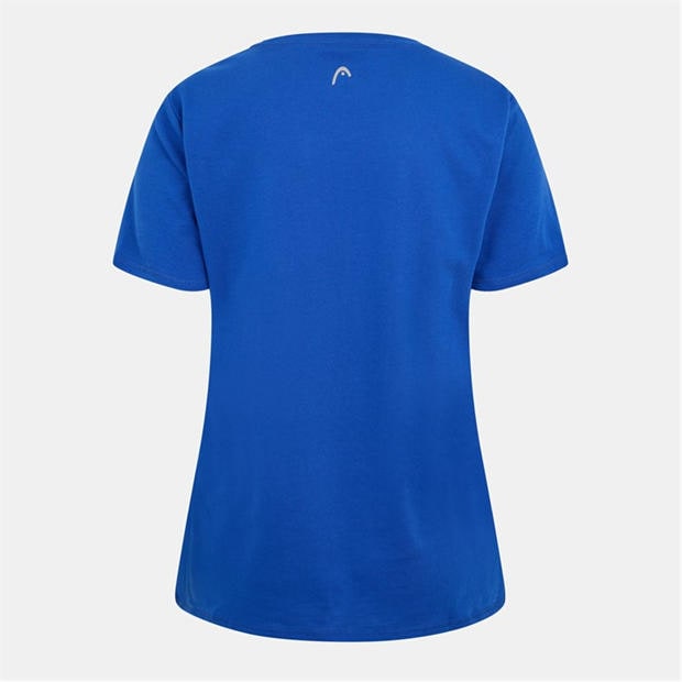 Blue - HEAD - Women's Club Lisa Short Sleeve Performance T-Shirt