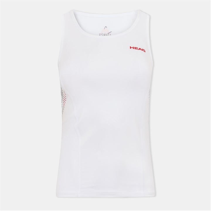 Head Women's White Club Performance Vest in Size 8, Sports Direct
