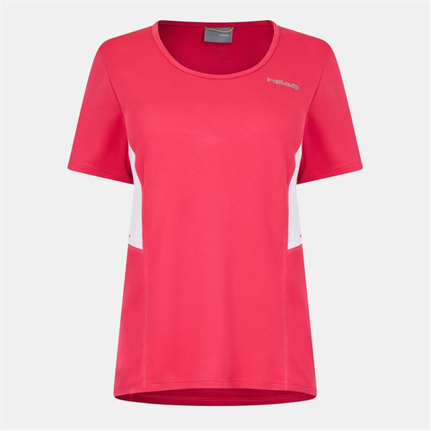 Pink - HEAD - Women's Club Tech Short Sleeve Performance T-Shirt