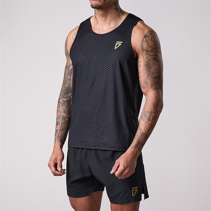 Gym King Black Gk Training Vest in Size M, Sports Direct