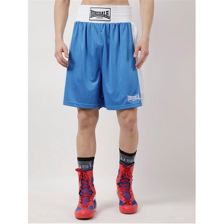 Lonsdale Men's Blue Boxing Shorts in Size 2XL, Sports Direct