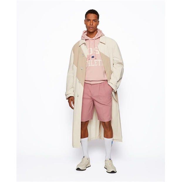 Light Beige - BOSS - Men's Dervin  Black Waterproof Parka