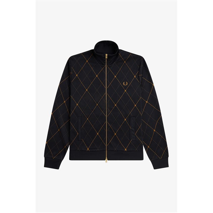 Fred Perry Men's Black Poly Tracksuit in Size M, Sports Direct
