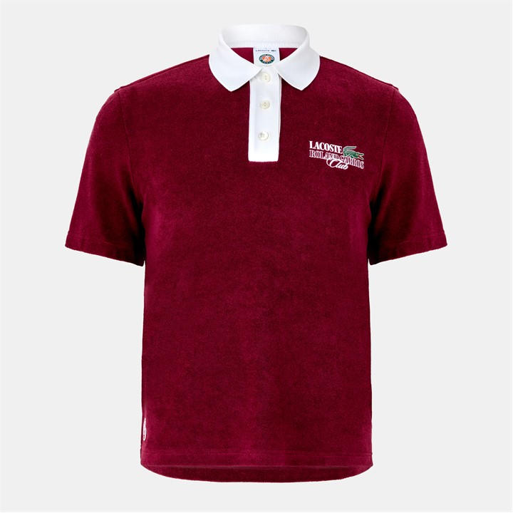 Lacoste Men's Red Short-Sleeve Performance Polo Shirt in Size XS, Sports Direct