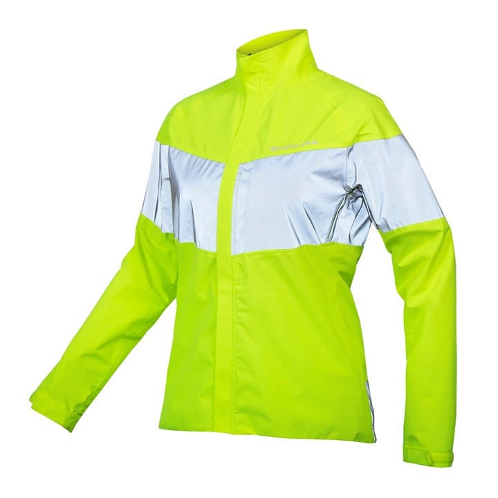 Endura Women's Yellow Urban Luminite Waterproof Jacket in Size 16, Sports Direct