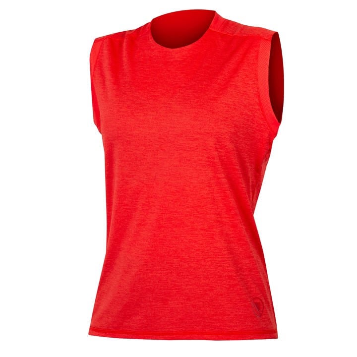 Endura Women's Red Singletrack Tank Top in Size 12, Sports Direct