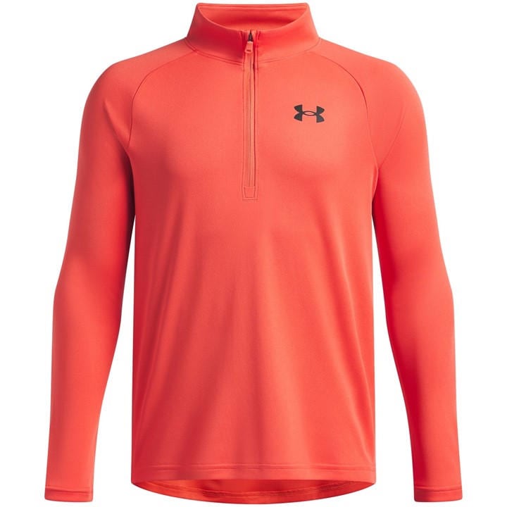 Under Armour Boys Red Tech™ 2.0 ½ Zip  in Size 11 - 12 Years, Sports Direct