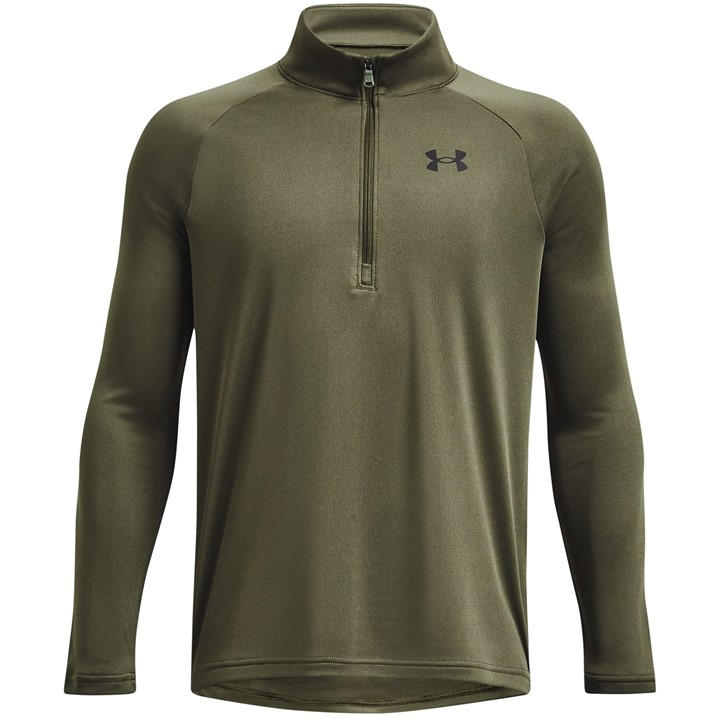 Under Armour Boys Green Tech™ 2.0 ½ Zip  in Size 11 - 12 Years, Sports Direct