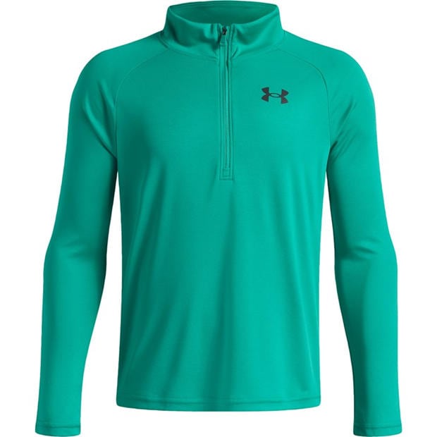 Green / Black - Under Armour - Tech™ 2.0 ½ Zip Juniors