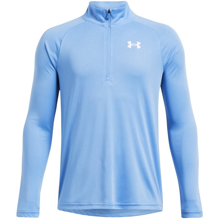 Under Armour Boys Blue Tech™ 2.0 ½ Zip Juniors Size 13