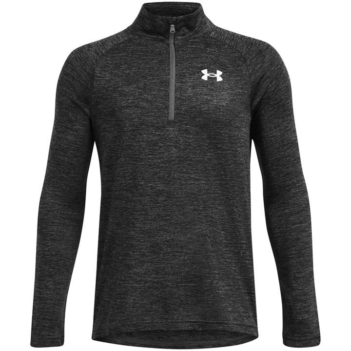 Under Armour Boys Grey Tech™ 2.0 ½ Zip  in Size 7 - 8 Years, Sports Direct