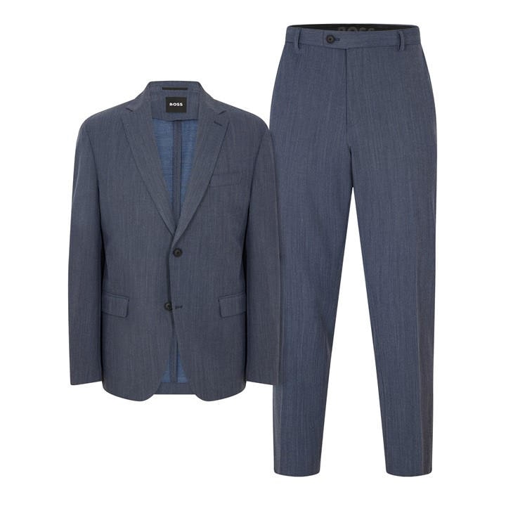 Boss Men's Blue P Huge Suit in Size L, Sports Direct