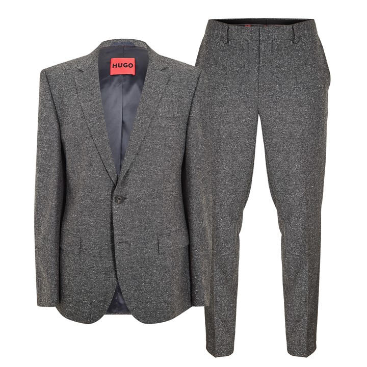 Boss Men' Grey Henry/Getlin232x Suit in Size S, Sports Direct